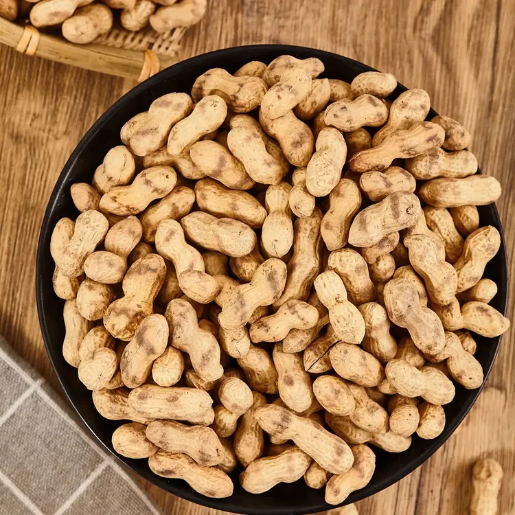 （柴火花生-原味）铁锅柴火炒花生手工现炒小花生