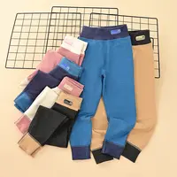 开学季校服神器双面磨毛无骨男童保暖裤女孩秋裤中学生秋冬打底裤