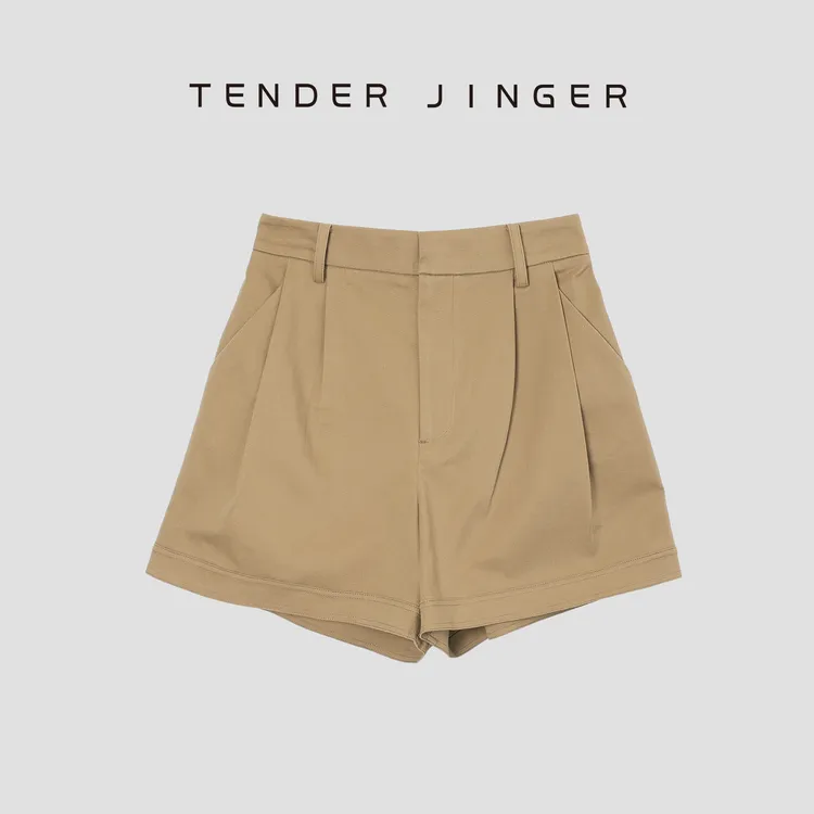 Tender Jinger【专柜】夏显瘦时尚舒适高腰西装短裤T42SAI77012
