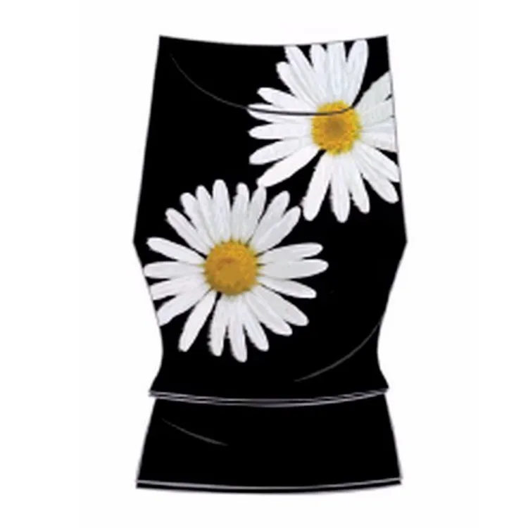 House Of Sunny 25SS夏季新款雏菊印花双层网纱背心修身上衣IINC