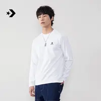 匡威秋季新品男女经典基础款叠穿长袖T恤CONVERSE UCJ212