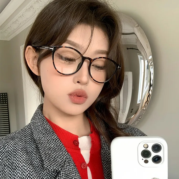 TR90韩系可配度数眼镜女素颜天菜小框架韩版潮流近视眼镜框