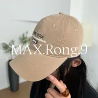MAX.Rong.9韩系棒球帽 显脸小休闲刺绣设计 917