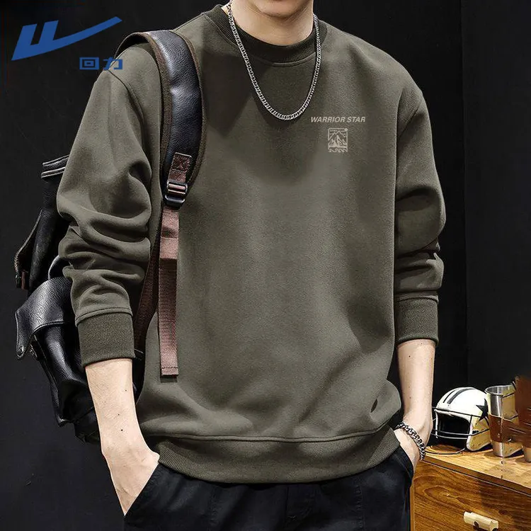 回力男士卫衣春秋轻奢痞帅高级感男装慵懒版上衣冬季外套男生长袖