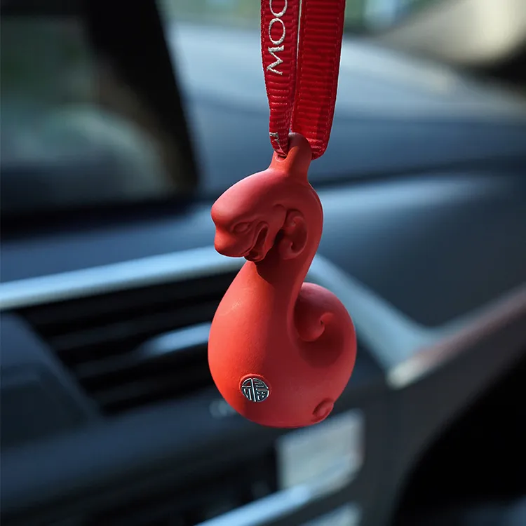 福禄蛇汽车载后视镜香挂件香氛熏水2025蛇年礼物新款生肖蛇3d立体