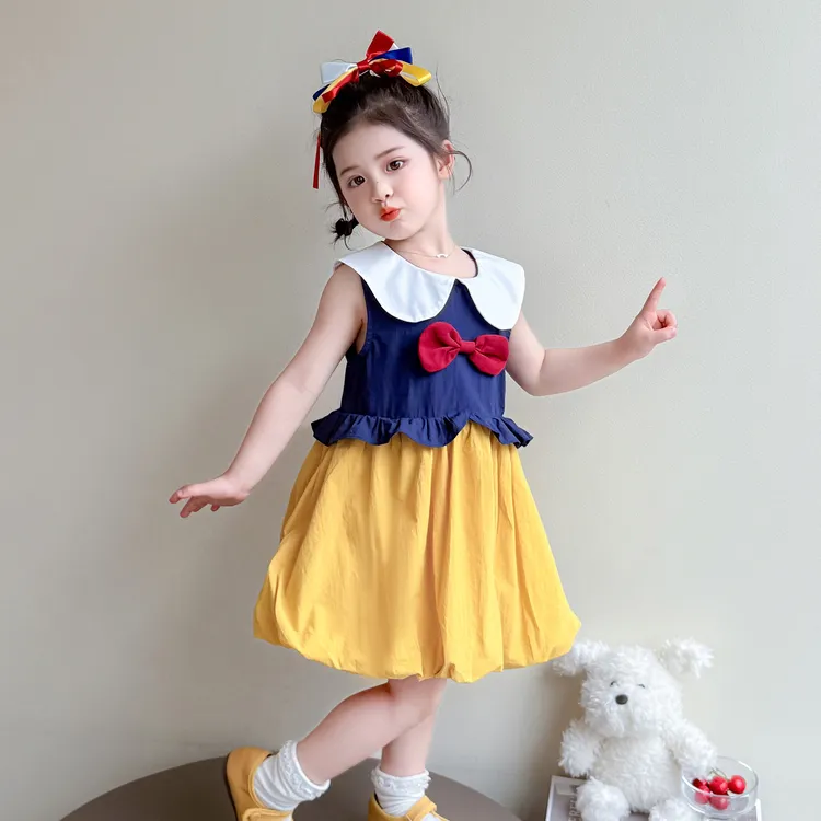 女童连衣裙2025新款女宝宝夏季薄款超好看白雪公主裙子女孩裙子
