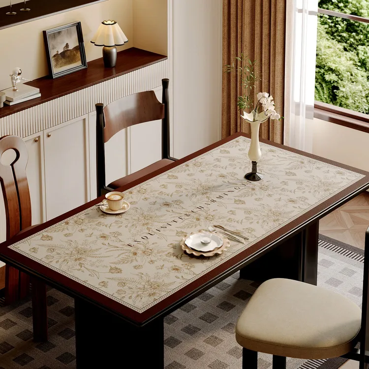餐桌垫防水防油防烫高档法式轻奢家居布艺用品桌布防水防油防烫垫