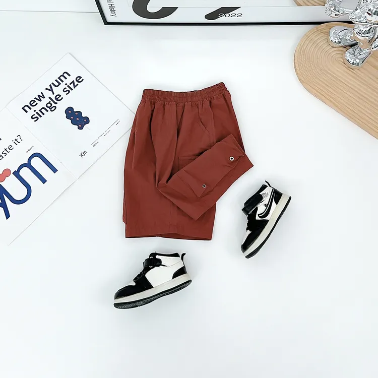 儿童五分裤子夏季装薄款男童休闲工装裤时尚LL56356 悠悠童话童装