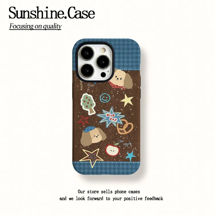 菲林二合一适用苹果华为vivo小米oppo手机壳拼贴小头像17PRO/16