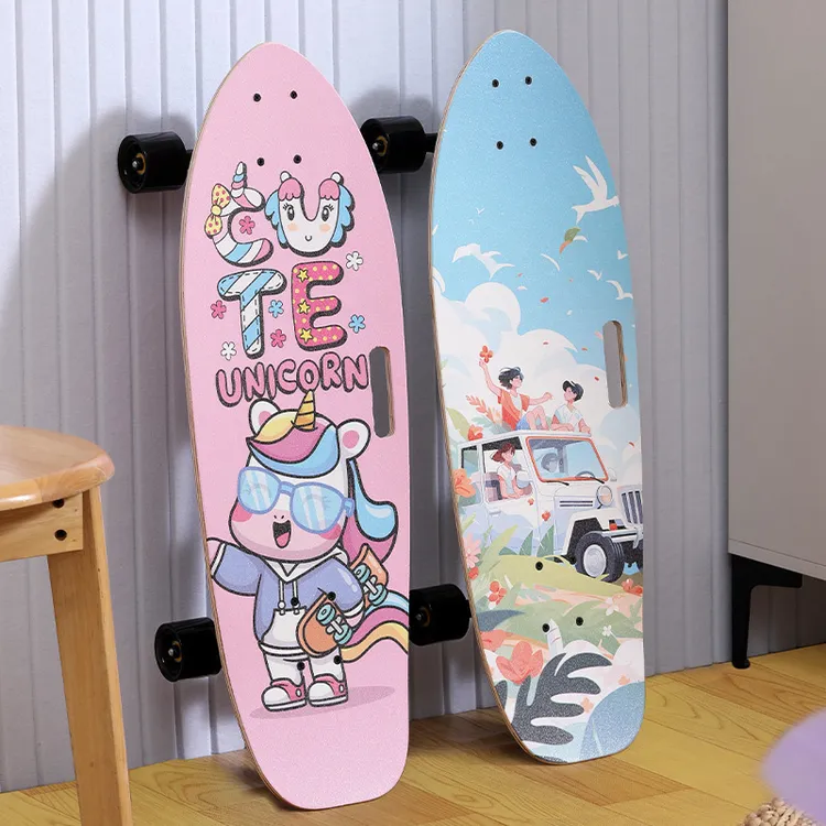 【工厂直发】陆地冲浪板滑板弹簧桥专业免蹬地刷街代步初学运动玩咖