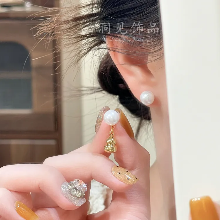 【金胡芦】耳饰耳环简约优雅金色设计感轻奢气质ES523