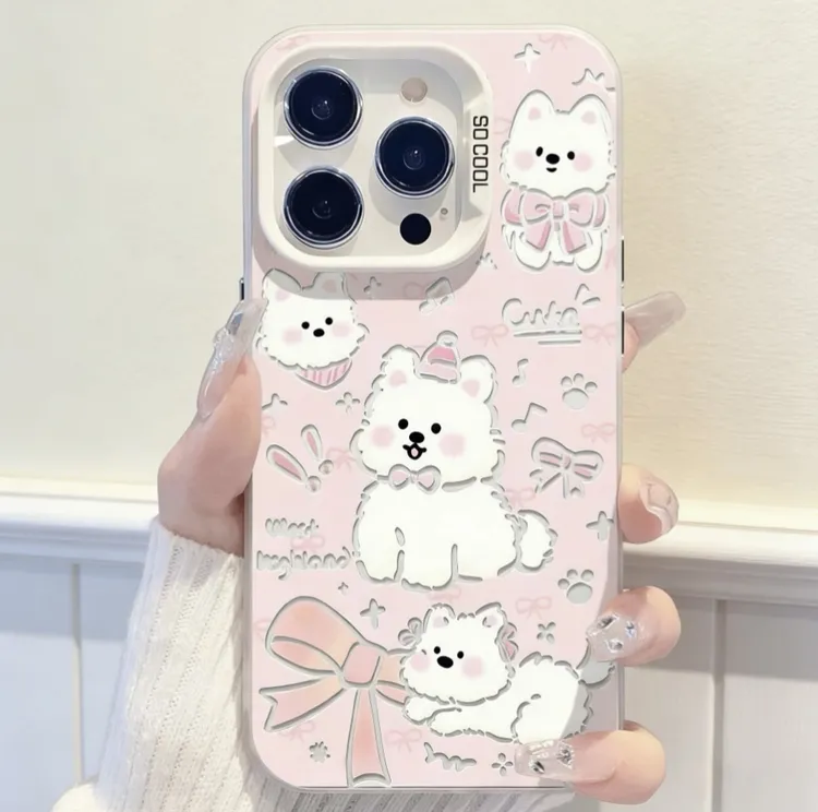 适用苹果max防摔手机壳潮流彩银壳手机壳手机实用配件pro硬壳卡通