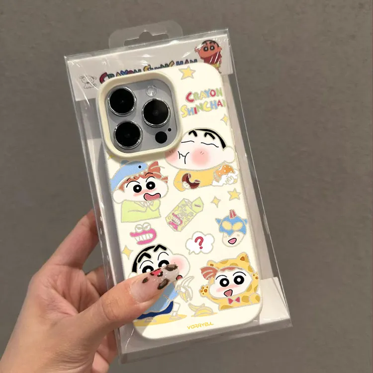 小新小葵适用苹果16p/15手机壳iPhone14promax13荔枝纹12防摔11软