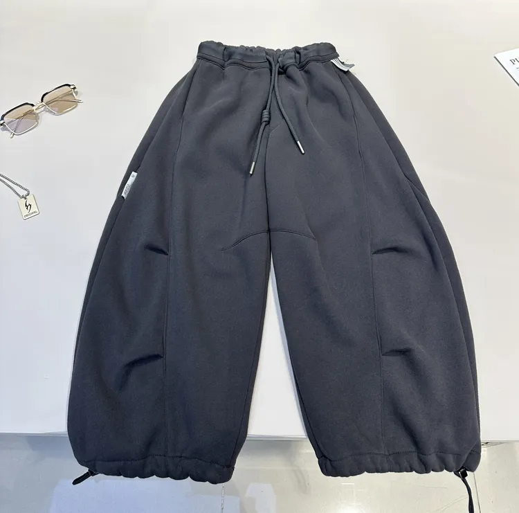 儿童冬装韩范舒适洋气一体绒运动裤中大童加绒加厚长裤   25606