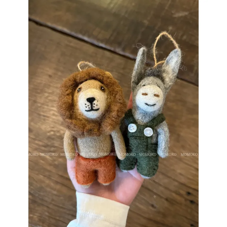 MOMOKO【设计师款】手工羊毛毡包包挂件钥匙扣毛衣链手工礼物治愈