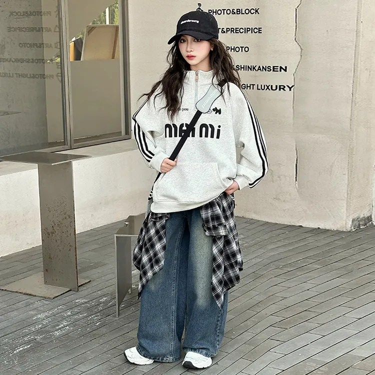 女童春秋款套装2025新款春季卫衣两件套女大童春装休闲洋气6-15岁