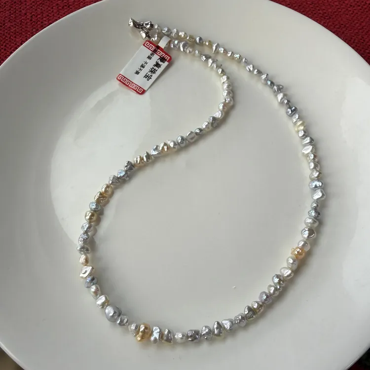 澳白金白渐变天然海水野生珍珠