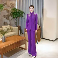 鑫-【BYGB（烟花璀璨）】2025早秋新款烟花刺绣立领国风套装女2923-2