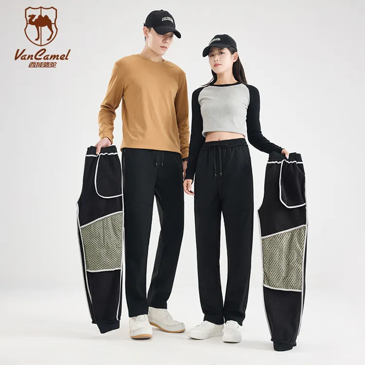 【仁汇优品X】VANCAMEL/西域骆驼情侣冬季户外保暖护膝羽绒裤YF6681