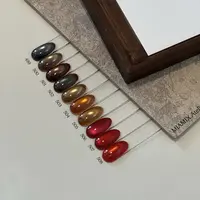 MIAMIX 猫眼499~508甲油胶3g/5g 闪粉胶F01/F08（不试色）