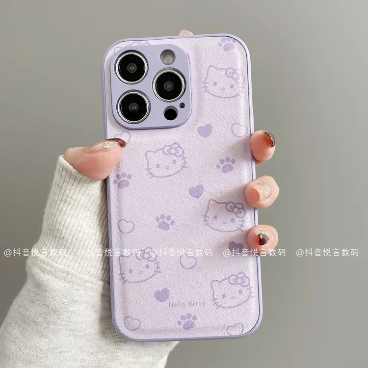 金属鼓皮适用iphone17promax苹果16手机壳15/14/13/12华为紫色KT