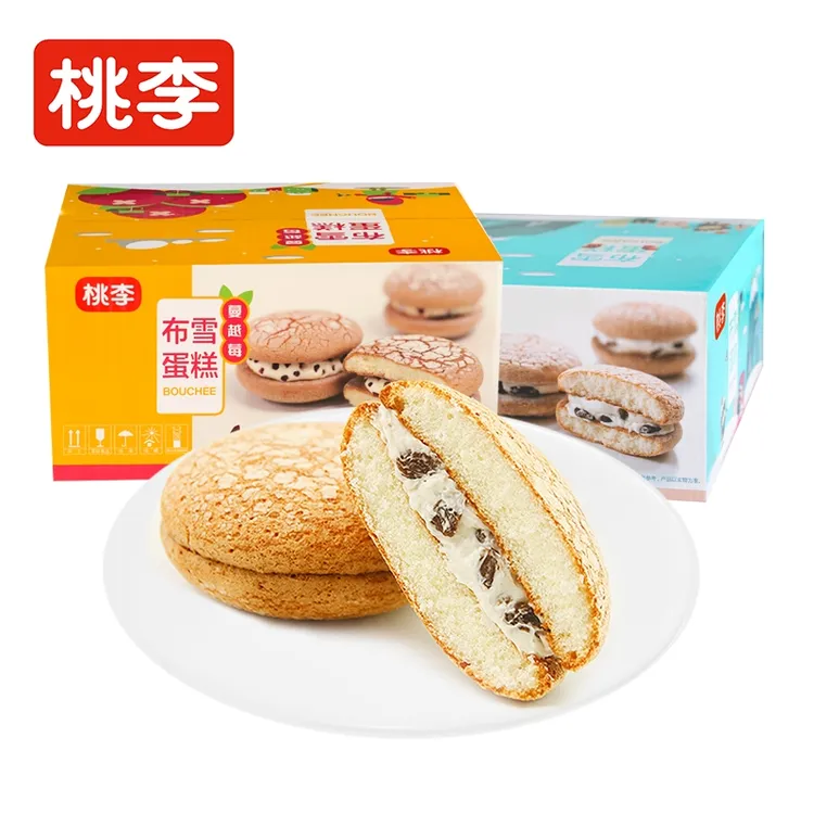 桃李布葡萄蛋糕双口味雪蔓越莓面包糕点夹心
