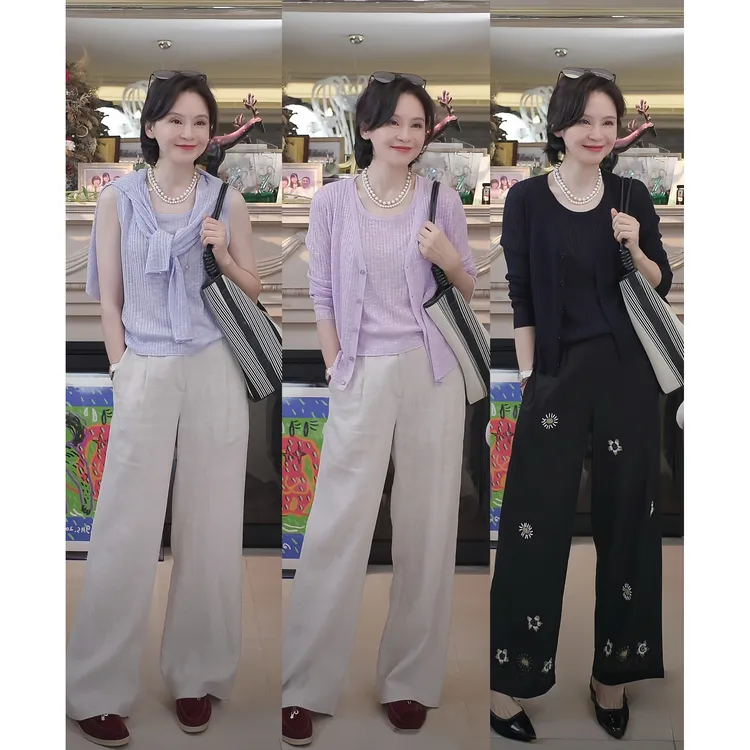 我是摩羯 水溶开衫 花纱210支金葱纱日本岛精16G秋上衣针织衫