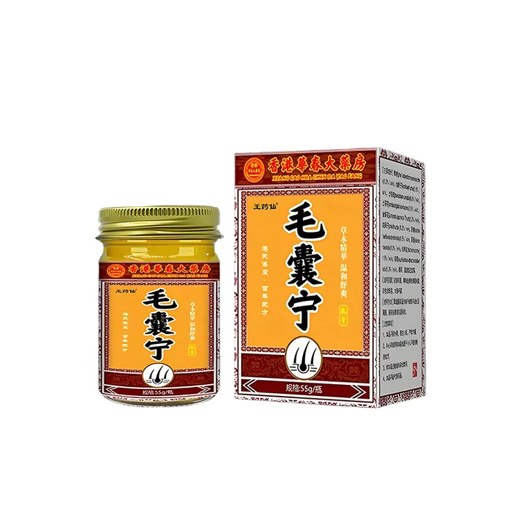 头皮头痒头上长小红疙瘩头上长痘痘起干皮头上毛囊严深层抑菌膏