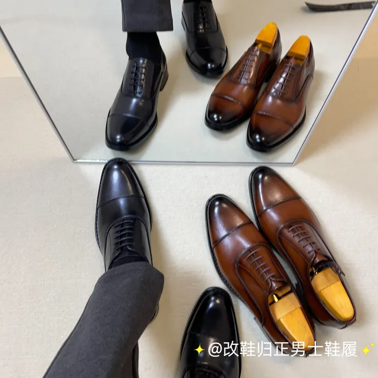 男士商务鞋牛津鞋真皮正装三接头男皮鞋英伦风圆头新郎伴郎结婚鞋