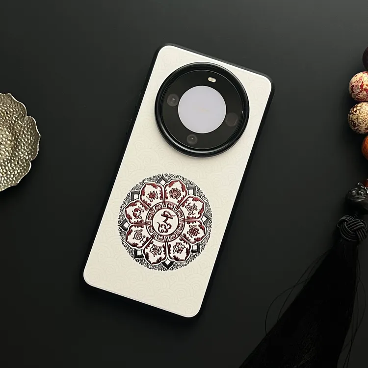 ⌈吉纹梵花⌋新中式适用于华为系列手机壳小众高级感mate60pro/pro+