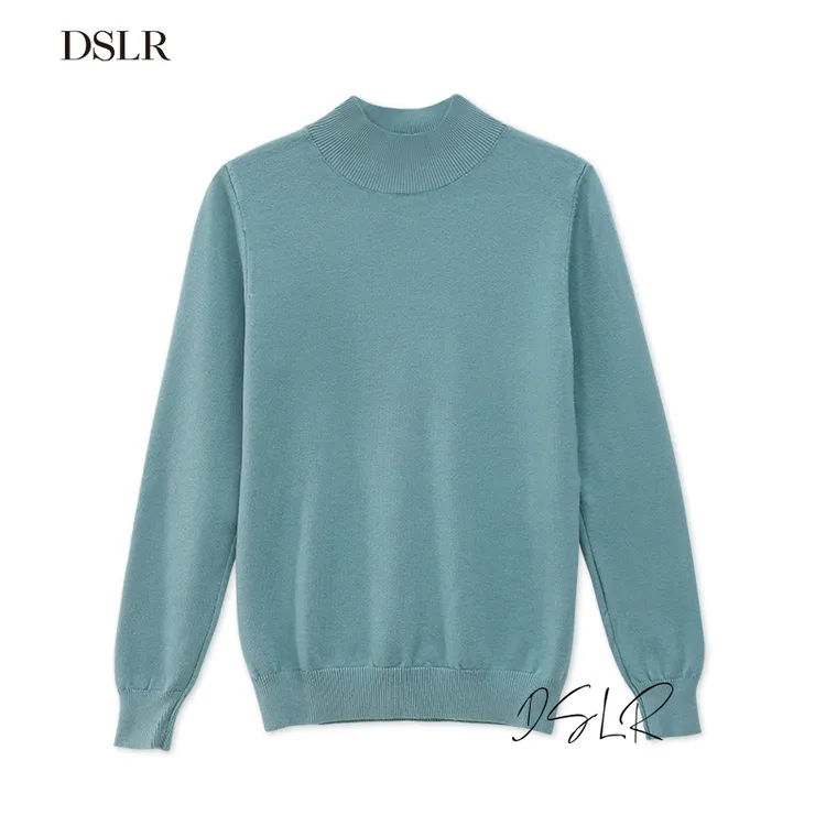 半高领百搭针织衫宽松百搭套头针织上衣X2C31148