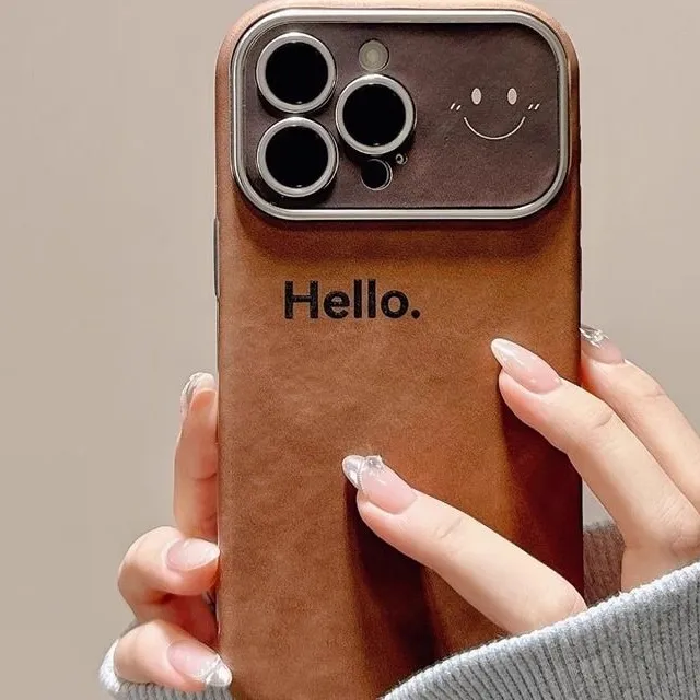【16变17大视窗】hello适用苹果17promax手机壳13新款iphone15皮14