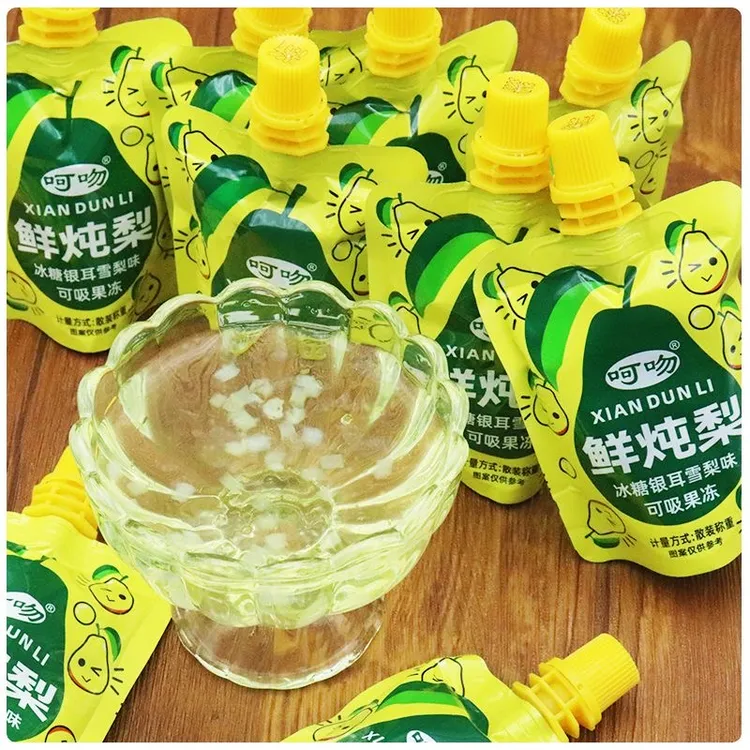 【推荐】鲜炖梨果冻冰箱冷藏味道更佳