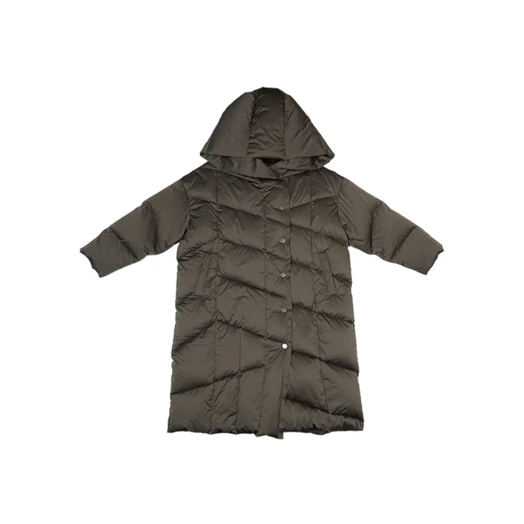 【U.M】温哥华之冬醋酸轻奢保暖新国标90白鹅绒保暖羽绒服磁吸扣