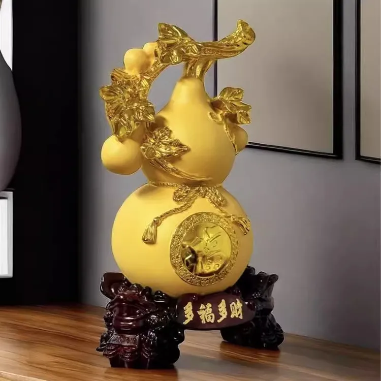 2025招财户轻奢客厅多福多财葫芦高档创意葫芦摆件招财风水