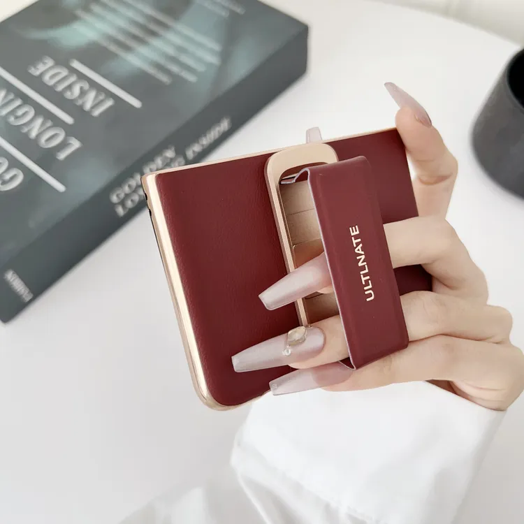 适用华为PuraX手机壳新款阔折叠屏全包270°素皮支架防摔典藏版女