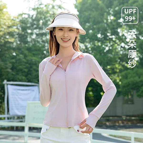 夏季户外薄款遮阳长袖女款透气轻薄运动骑行防紫外线UPF200-K09