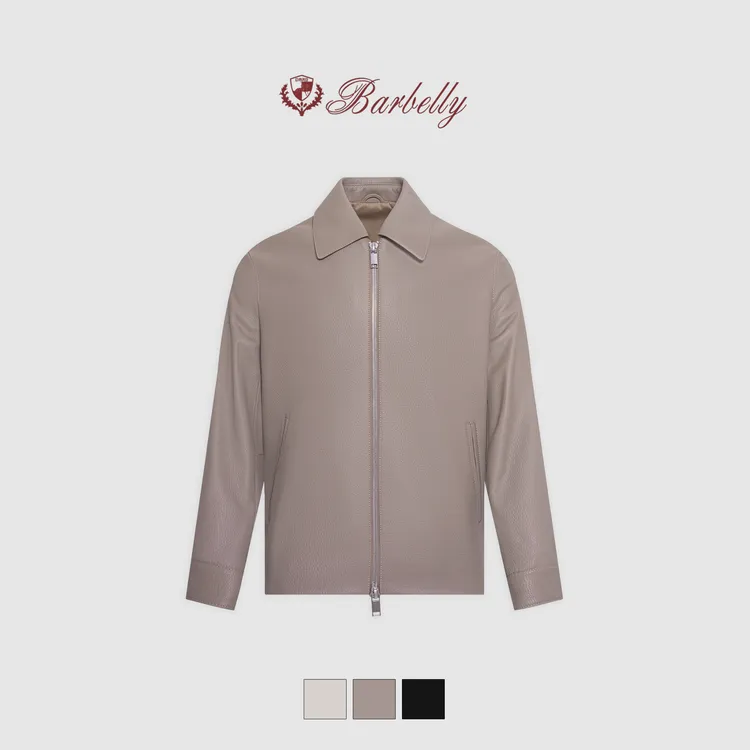 娜先生 马车家72000同款A级黑标100%西班牙萨丁头层小绵羊皮夹克