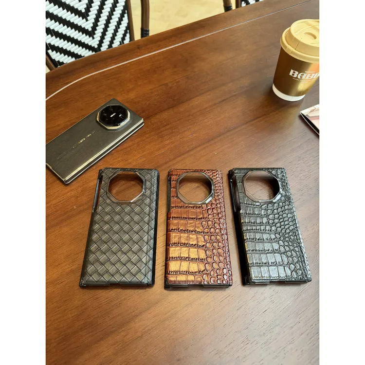 适用于华为Mate XT/XTs三折叠双中轴折叠手机壳 商务休闲手机壳