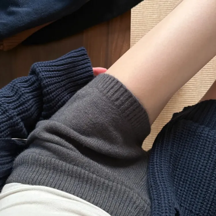慵懒简约针织短裤中高腰韩版小个子显瘦直筒百搭单穿叠穿显腿长