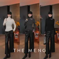THE MENG【红豆】超细绵羊毛烫钻锁温御寒打底针织衫#M254E1950