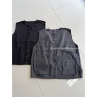 #61879【臻藏】高级简约无袖针织马甲 宽松百搭遮肉显瘦毛衣开衫