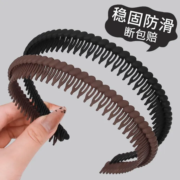 2025新款发箍女高级感洋气时尚日常外戴带齿防滑碎发整理神器头箍