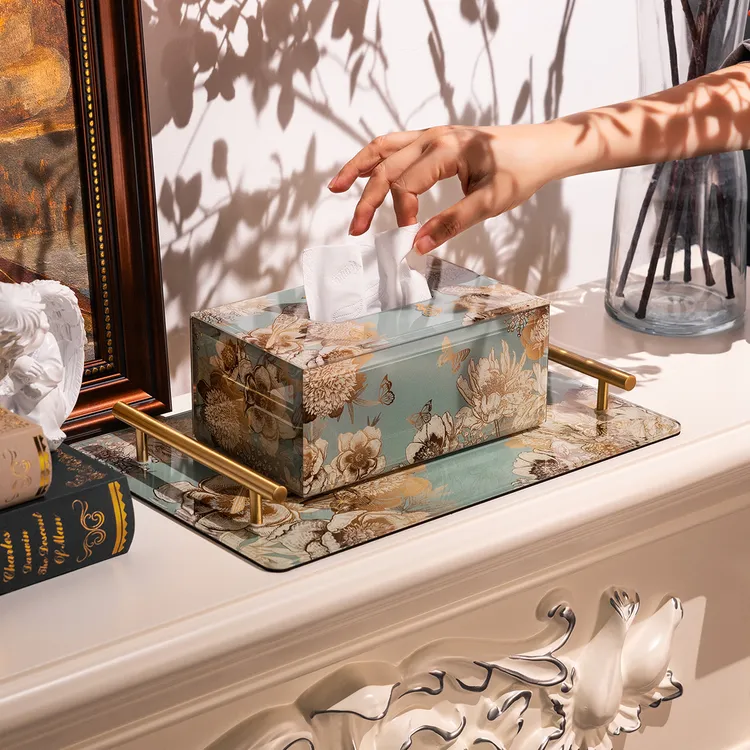 轻奢高级感网红款创意抽纸盒开业礼品酒店高档餐桌客厅茶几纸巾盒