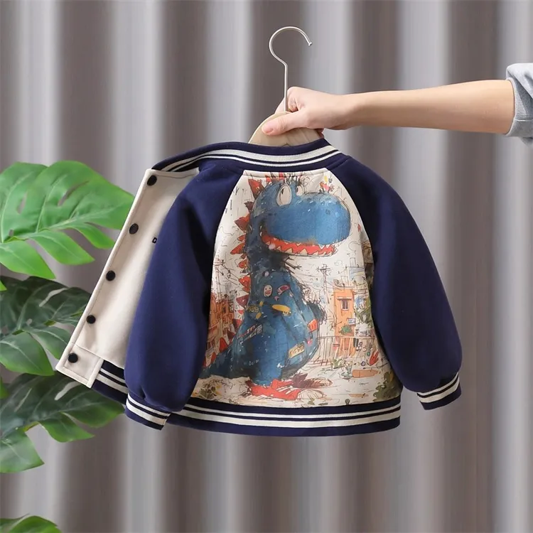 男童外套秋装2025新款儿童春秋款棒球服男孩洋气秋季小童夹克时髦