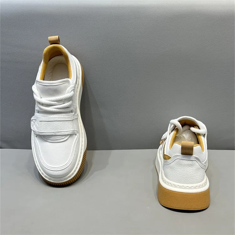 男鞋2025春季新款拼色潮流低帮板鞋透气百搭网面舒适男士运动鞋男