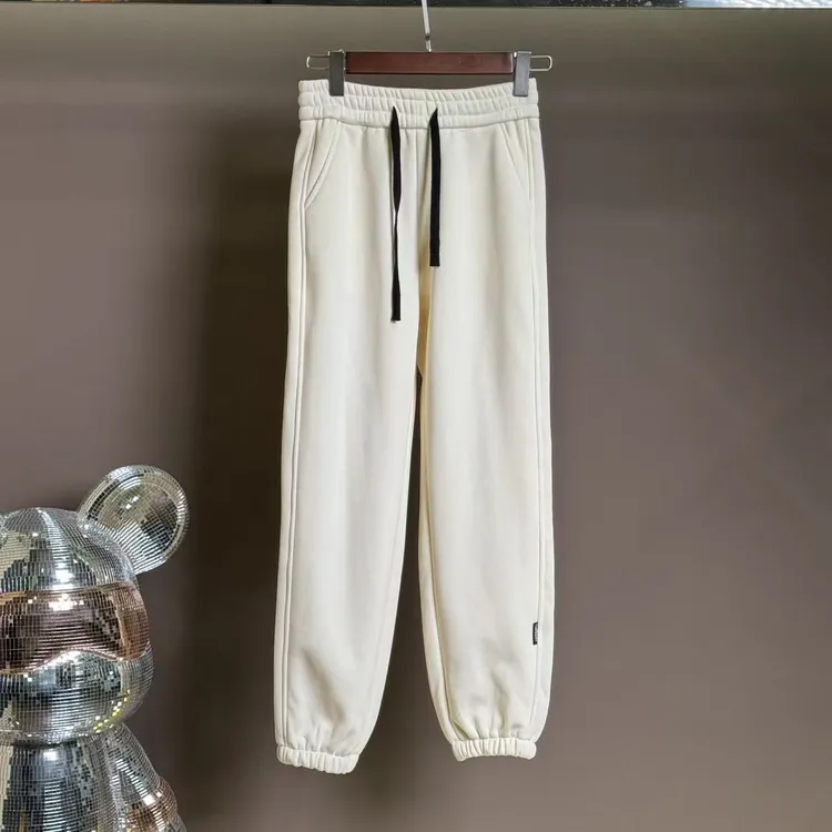 2025年秋冬新款加绒加厚哈伦裤束腿裤萝卜裤宽松休闲裤通勤必备