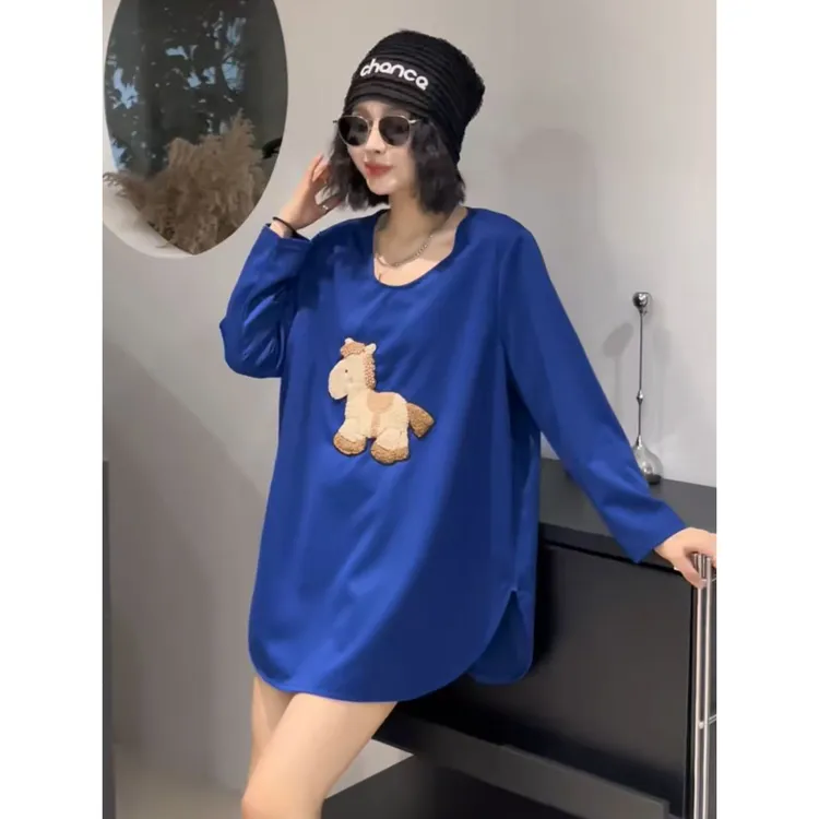 【现货】11宽松大码打底衫3013气质时尚显瘦百搭秋冬内搭长袖新款