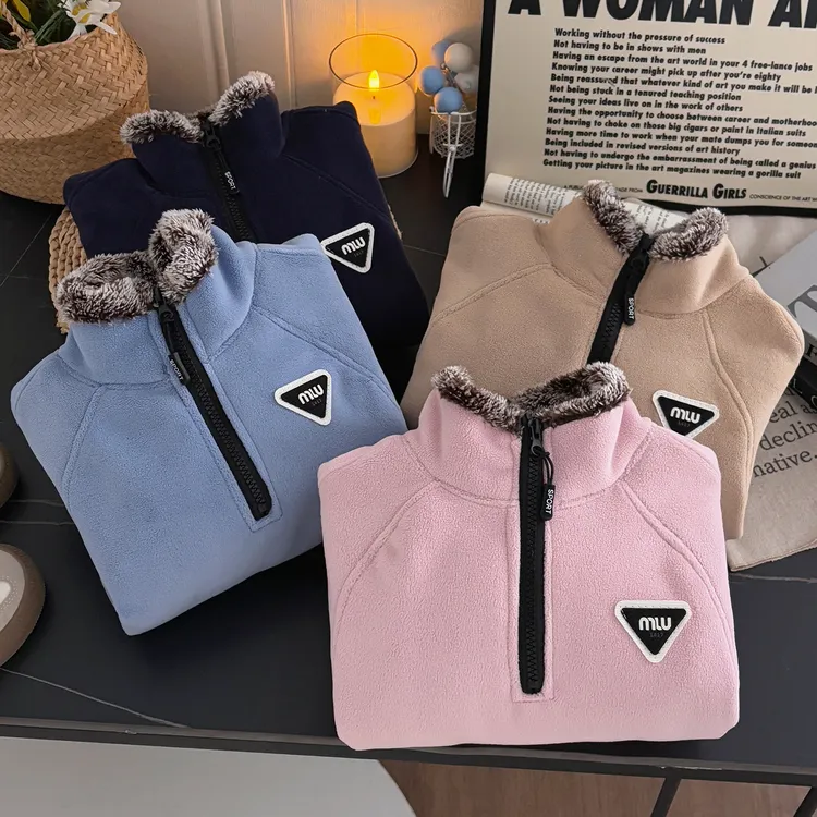 [雪貂绒]加绒加厚童装儿童秋冬新款内搭外穿长袖加厚打底衫卫衣