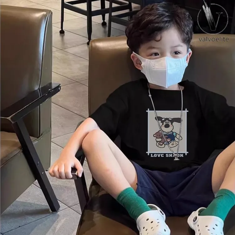 VALVOELITE童装男童短袖t恤儿童夏装上衣韩版夏季宝宝半袖t潮